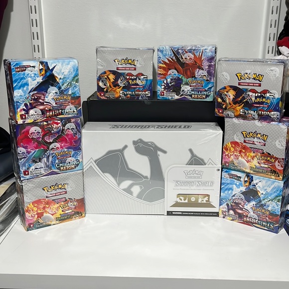 Pokemon Other - Huge Pokémon booster pack boxes collection